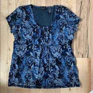 access light weight blouse with attached camisole